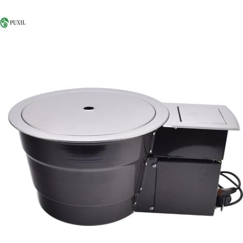 220V Commercial Korean Electric Grill Oven Smokeless Non-Stick BBQ Stainless Steel Pan