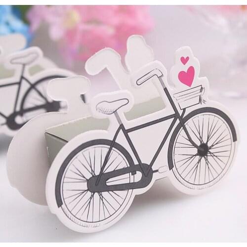 50pcs Bicycle Shape Paper Box Bike Candy Boxes Wedding Favors Package Birthday Party Favor Bag Chocolate Packing Gift Box D3