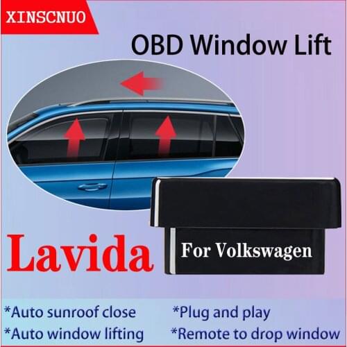 OBD Auto Car Window Closer For Volkswagen VW Lavida 2013-2018 Vehicle Glass Door Sunroof Opening Closing Module System