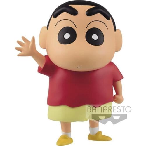 Banpresto Crayon Shinchan anime kawaii cute doll toys Nohara Shinnosuke gift birthday Car decoratio