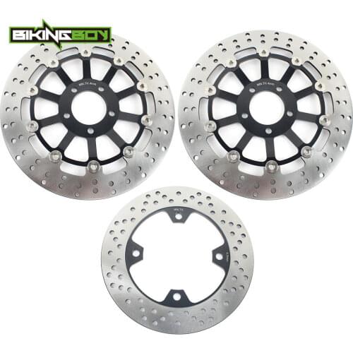BIKINGBOY Ninja ZX6R 98-01 ZX9R 1998 1999 Z 750 2004-2006 Z750 S K5 K6 Z 1000 03 04 05 06 Front Rear Brake Discs Rotors Disks