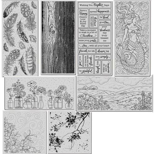 Background clear stamp Seal DIY Scrapbooking photo Album Decorative C0676