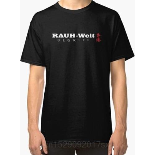 Men Short sleeve tshirt Hong Kong RWB Rauh Welt Begriff Classic T Shirt Women t-shirt