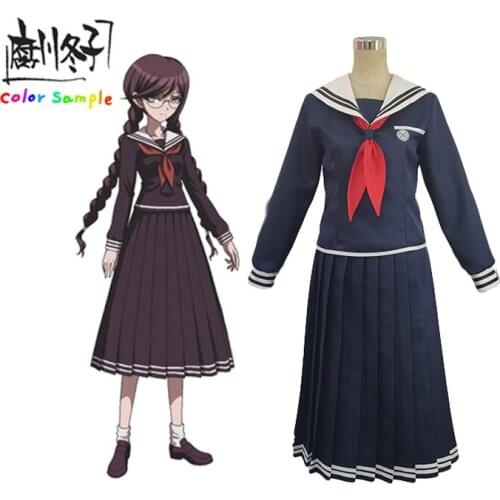 Danganronpa Dangan-Ronpa 2 Fukawa Toko Cosplay Costume School Uniform costume