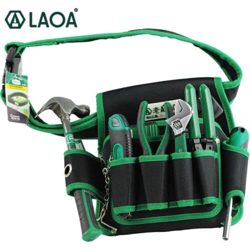 LAOA Multi-fonction Telecommunications toolkit Tools Bag 600D Water-proof Oxford tools Bags Size 19cm*29cm