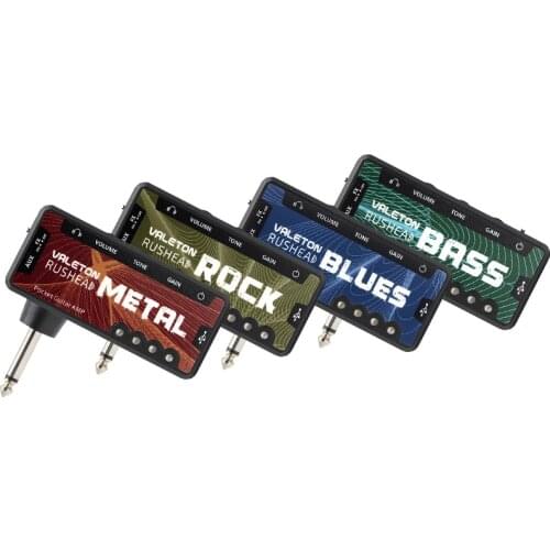 VALETON RUSHEAD Series Guitar Effect Pedal Can be Connected with Earphone for Guitar & Bass