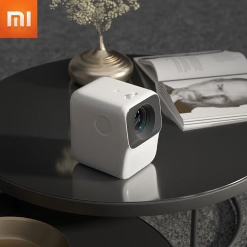 Xiaomi Wanbo T2 Max Projector Keystone Correction Portable Projector Office Enclosed Optical Machine Home Media Video Player