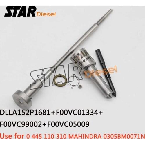 Overhaul Kits Repair Nozzle DLLA152P1681(0 433 172 029) Valve F 00V C01 334 For 0 445 110 310 MAHINDRA 0305BM0071N