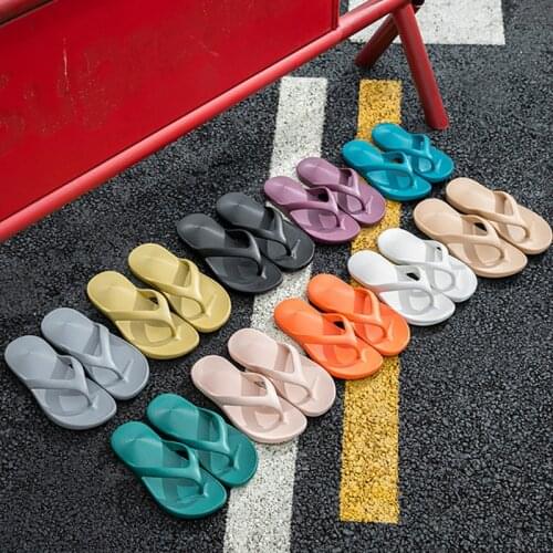 Women Slippers Summer Beach Eva Soft Sole Slide Sandals Leisure Men Ladies Indoor Bathroom Anti-slip lovers Shoes