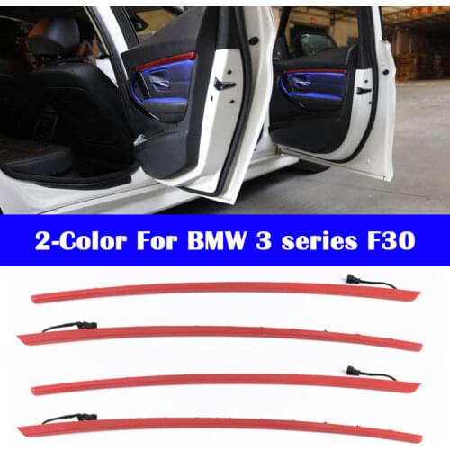 Blue Orange 2 Color Car neon interior door ambient light universal for BMW 3 series F30 2012-2018 decorative lighting tuning car