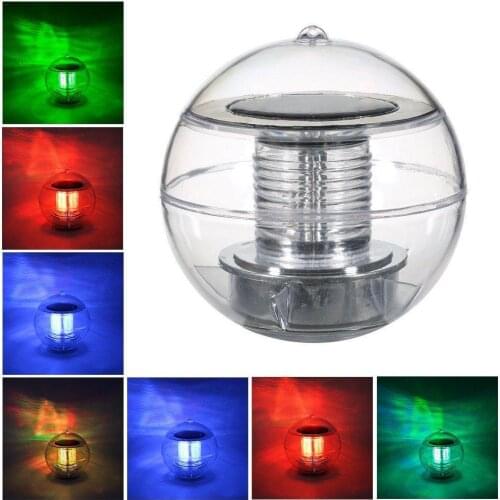 Solar Floating Light LED Pool Light Waterproof Color Changing Lamp for Swimming Pool Party Decoration