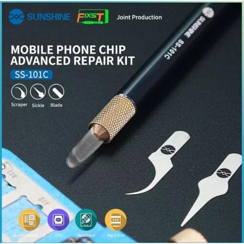 Sunshine Multifunctioal Cpu Ic Glue Remover Knife Thin Blade Motherboard Bga Chip Glue Cleaning Scraping Pry