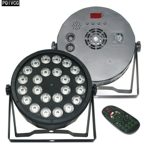 24x12w Led Par Light RGBW 4in1 DMX512 Plastic Par Light Professional Stage Dj Party Light