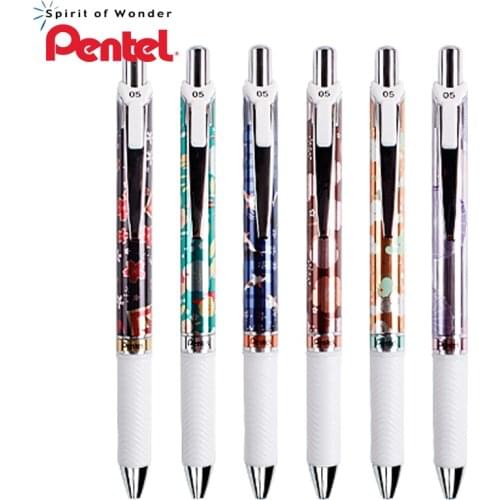 1pcs Japan Pentel energel Gel Pen Quick Dry BLN75 Limited Fireworks Press Smooth Student Test Black Gel Pen 0.5mm Stationery