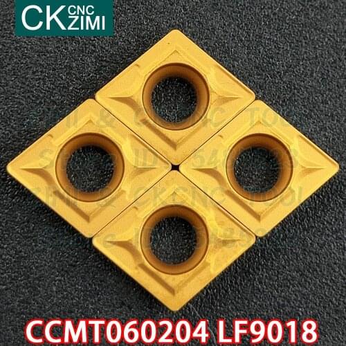 CCMT060204 LF9018 CCMT 060204 LF9018 carbide inserts Internal turning inserts tools CNC wood turning Metal lathe tools for steel
