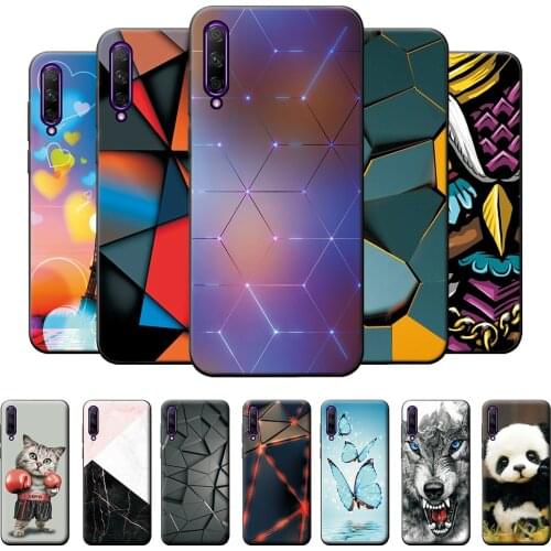 For Huawei Y9S Case Cover For Huawei Y9S Case Bumper 6.59 inch Geometric Silicone TPU Cute Protective Phone Cover For Huawei Y9S