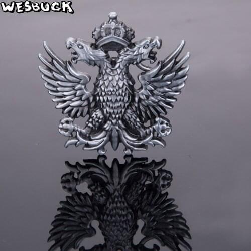 WesBuck Brand Double-Headed Russian Empire Eagle Belt Buckle