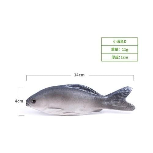Simulation Pu Fish Seafood Food Model Baby Toys Decoration Decorative Props Teaching Materials Aids Finished Goods Sea Life