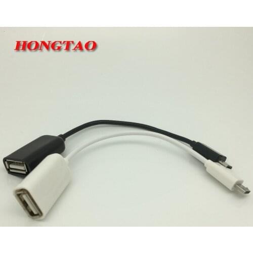 Micro USB To Female USB Host Cable OTG Mini USB Cable For Lenovo Android Tablet PC /MP3/MP4 For LG For HTC Smart Phone