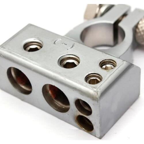 Car Battery Terminal Clamp Copper Alloy Connector POSITIVE & NEGATIVE Wonderful