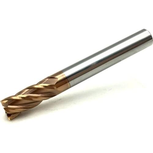 5PCS HRC60 6mm Solid Carbide Endmills END MILL D6X15LXD6X50L 4 Flute Standard Length Side milling Slotting Profiling face mill