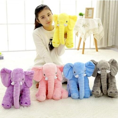 Cute Lovely Colorful Long Nose Small Elephant Plush Toy Stuffed Animals Soft Toys For Childrens Gift Girl Boy Kids Toys