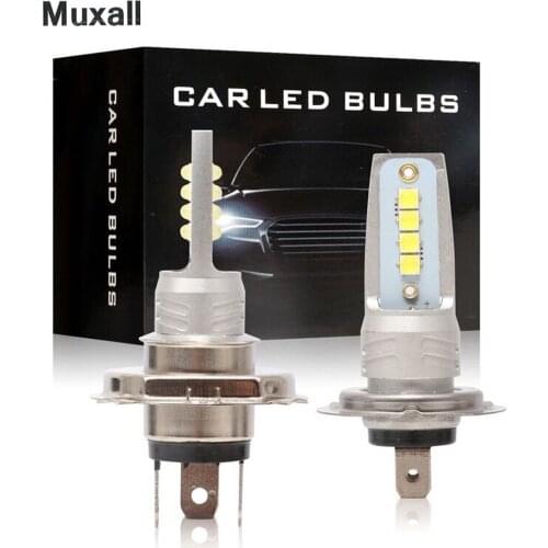 Muxall 2x H7 H8 H11 9005 HB3 9006 HB4 H1 H3 H4 3535 Chip Canbus External Led Bulb Car Led Fog Driving Lights Lamp Light Source