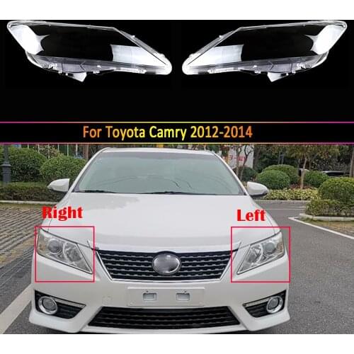 Car Headlight Lens For Toyota Camry 2012 2013 2014 Car Headlamp Cover Replacement Auto Shell Cover