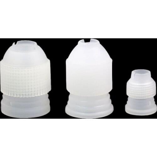 1pcs Plastic Icing Piping Bag Converter Adapter Cream Nozzle Pipeline Coupler Cake Decorating Tool Russian Nozzle