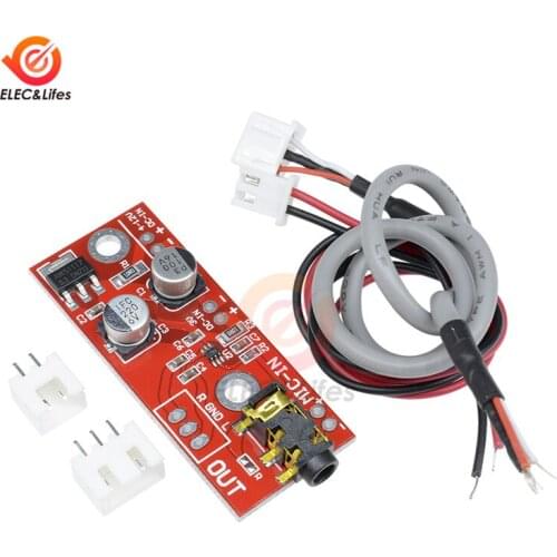 3V 5V 12V MAX9812 Microphone Amplifier Board Micro Speaker Audio Voice Sound Board AMP DIY Electron Kit