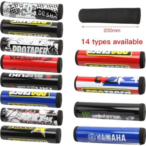 200mm Handlebar Crossbar Bar Pad 7/8" Round Bar Handlebars Pads for Motocross Motorcycle Dirt Pit Bike ATV Quad Chest Protector