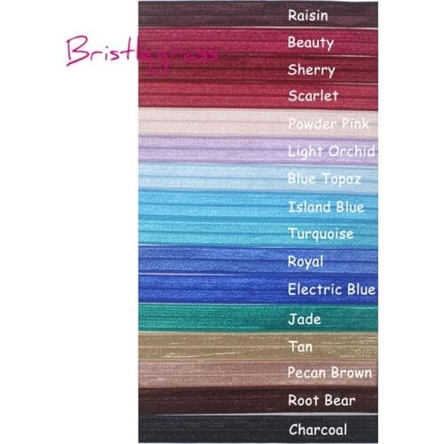 BRISTLEGRASS 100 Yard by Roll 5/8" 15mm Solid Shiny Fold Over Elastics FOE Spandex Satin Band Hair Tie Headband Lace Trim Sewing