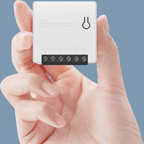 Sonoff Mini DIY Smart Switch Small APP/LAN/Voice Remote Control WiFi Smart Switch Work with Google Home Support