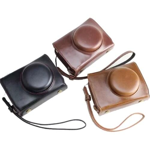 PU Leather Camera Bag Case Cover For Fuji Fujifilm XF10 X-F10 Camera Accessories Protective Bag Pouch