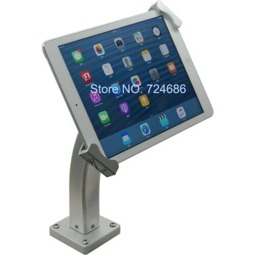 Universal 10 to 13 inch tablet security table mount for iPad pro with lock holder display for surface pro support