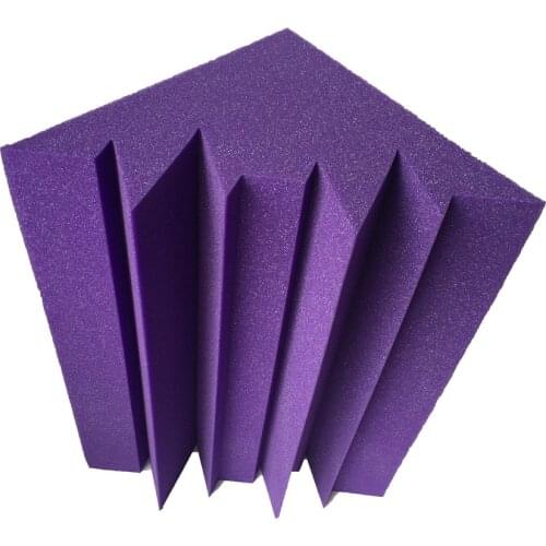 12 PCS Acoustic Foam Bass trap Corner Foam In Purple Color can be Customized
