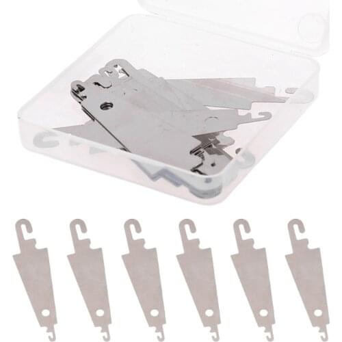 20pcs Metal Large Eye Needle Threaders Embroidery Cross Stitch Threading Tools Dropship