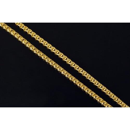 2019 new yellow male necklace N925 sterling Silver color necklace wholesale website factory direct jewelry Fine jewelry