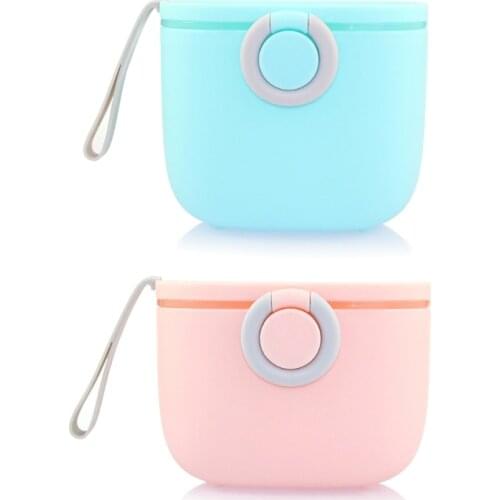 500ML Baby Food Storage Box Infant Milk Powder Box Toddler Snacks Container 4X7C