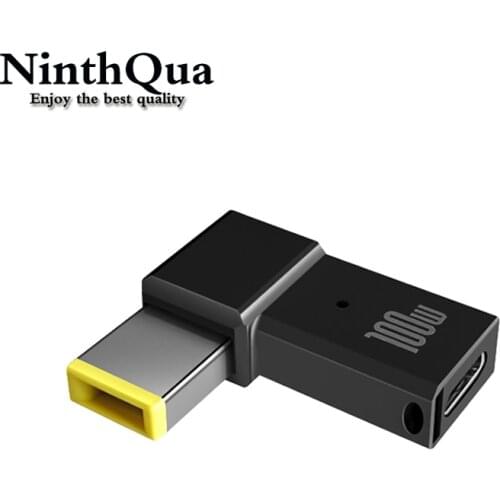 1Pcs 5A 100W USB C Type C Laptop Power Adapter Connector Jack for Lenovo Thinkpad Yoga USB Type C PD Fast Charge Converter