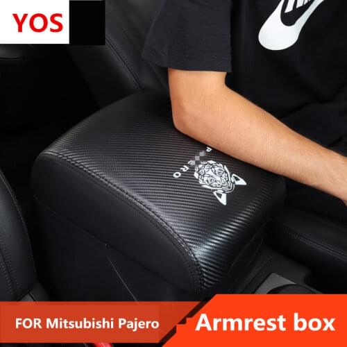Car Anti-dirty Pad For Mitsubishi Pajero v73v87v93v95v98v97 armrest box cover protection Pajero set interior modification