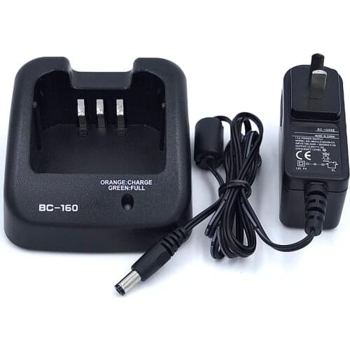 BC-160 Charger for ICOME IC-A14 IC-F14 IC-F15 IC-F16 IC-F16S IC-F24 IC-F25 IC-F26 IC-F33 IC-F34 IC-F4 IC-F44 Walkie Talkie