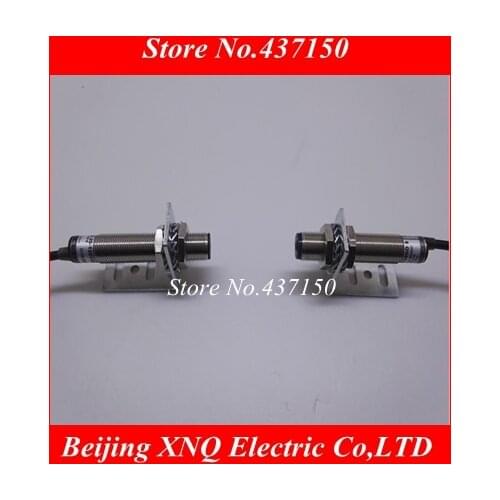 Free shipping M8 laser sensor visible red light ultra long distance laser radio switch NPN measure 20m DC5V