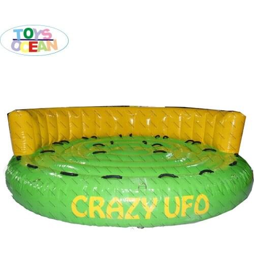 Towable Water Tube 6 Person Inflatable island Outdoors Sport Boat Ski