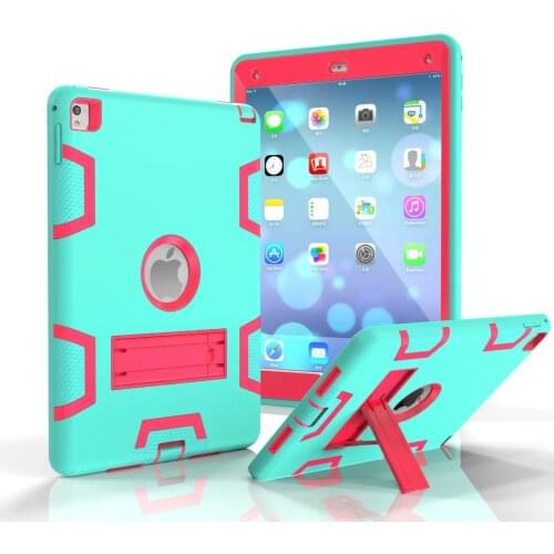 Case for iPad 5 6 A1566 A1567 A1475 A1476 Kid Safe Shockproof Armor cover For iPad Air 1 2 Tablet Armor Anti-knock Shell #S