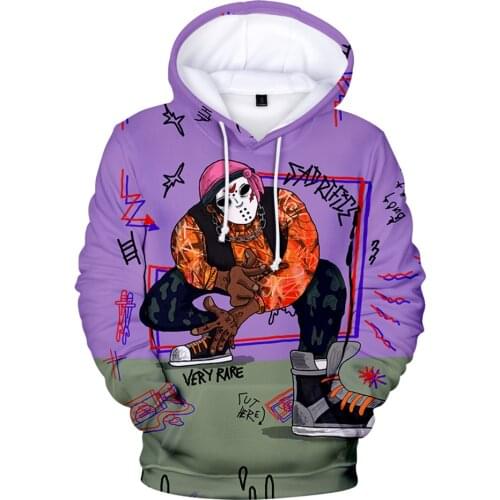 Childrens Hoodies SKI MASK THE SLUMP GOD Hoodie Sweatshirt Men/women 3D Cool Rapper Boys/girls Streetwear Harajuku Pullover