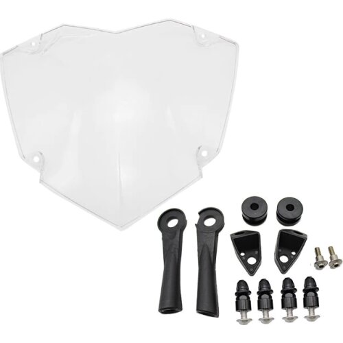 For BMW R1200GS LC Headlight Protective Glass Headlight Protective Frame