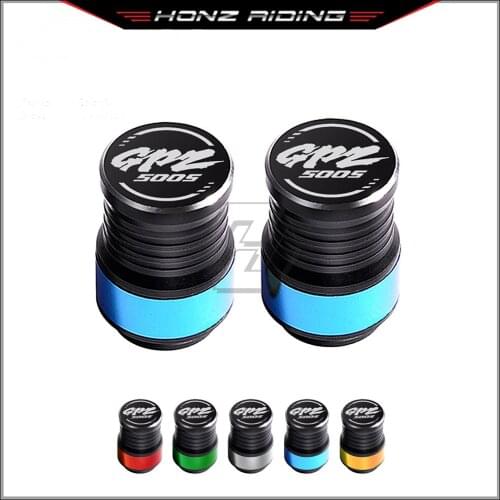 For Kawasaki GPZ500S GPZ 500S Motorcycle Accessories Wheel Tire Valve Caps Covers