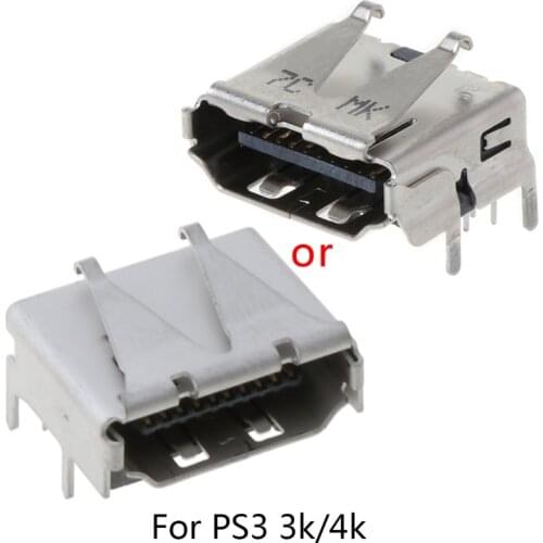 For PS3 PS 3 Super Slim 3000 4000 3K 4K HDMI-compatible Jack Socket Interface Connector Replacement