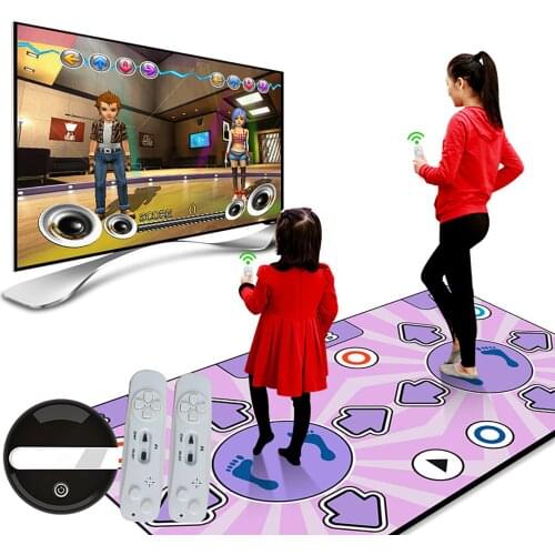 Double User Dance Mats Non-Slip Dance Step Pads Yoga Mat Sense Game English Menu For PC TV Remote Controller Game Accessories
